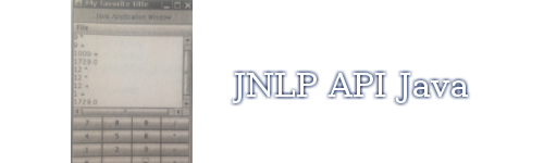 JNLP API Java