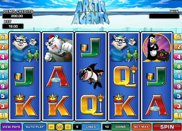 Игровой автомат Arctic Agents - регулярные бонусы и выигрыши для игроков казино Вулкан