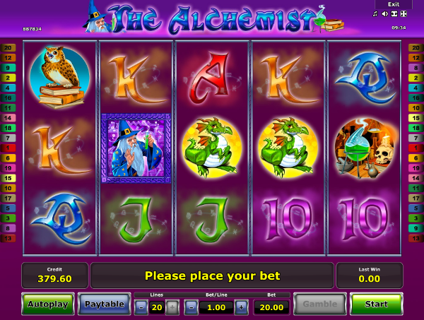 Игровой автомат The Alchemist - превращение свинца в золото