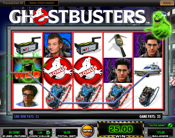 Игровой автомат Ghostbusters - невероятные приключения в казино Вулкан Гранд