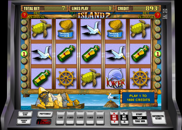 Игровой автомат Island 2 - найди спрятанные сокровища в казино Вулкан
