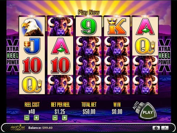 Игровой автомат Buffalo - крупные выигрыши для игроков казино Вулкан Платинум