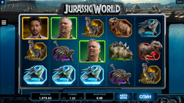 Игровой автомат Jurassic World - выиграй немалые деньги в казино Вулкан Платинум