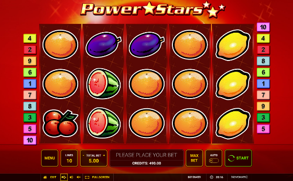 Игровой автомат Power Stars - гарантированные выигрыши и бонусы в казино Вулкан 24