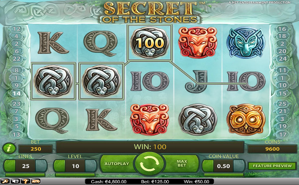 Игровой автомат Secret of the Stones - раскройте загадки камней в казино Вулкан 24