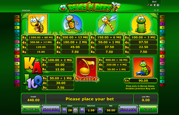 Игровой слот Bugs'n Bees - только лучшие игровые автоматы Вулкан Платинум