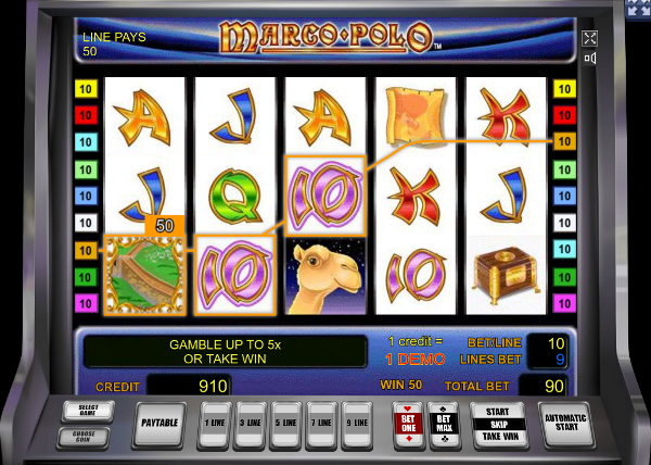 Игровой автомат Marco Polo - используй все выгоды слота в казино Вулкан Делюкс