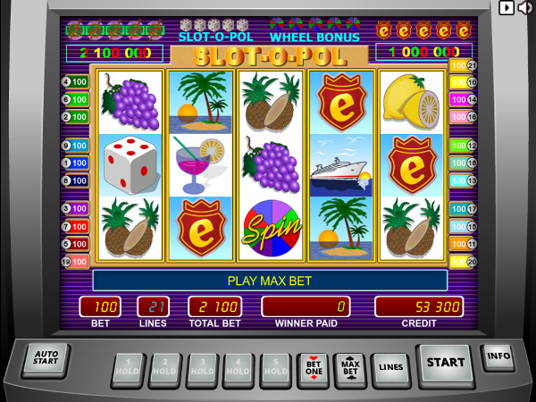 Игровой автомат Slot-o-pol - мобильная версия казино Вулкан порадует игроков