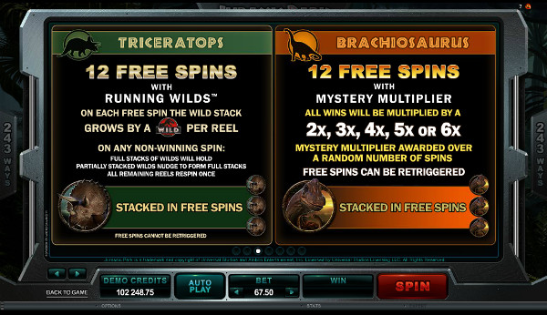 Игровой автомат Jurassic Park - играй в онлайн казино принимающие биткоины