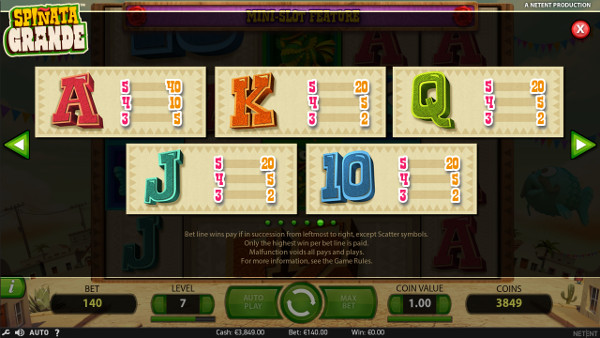Игровой автомат Spinata Grande - без регистрации в слоте играй в Вулкан казино