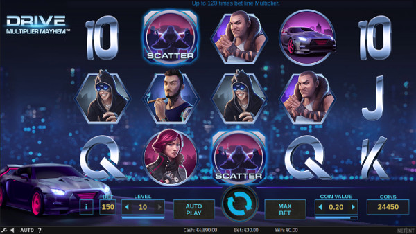 Игровой слот Drive: Multiplier Mayhem - в Вулкан клуб казино онлайн играть